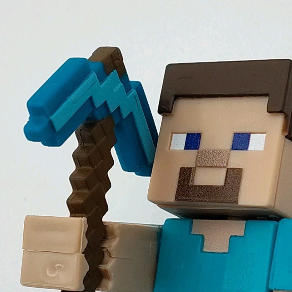 Minecraft‎ 3.25in Comic Maker Steve Figure Accessories Mattel📸SEE📏📸 - Picture 3 of 16